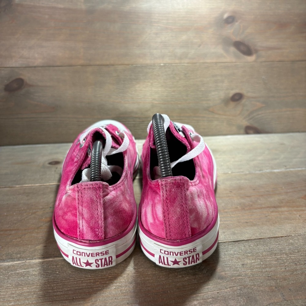 Converse Chuck Taylor Womens size 9 shoes Pink Canvas Lace Up Low Top sneakers - Picture 4 of 9